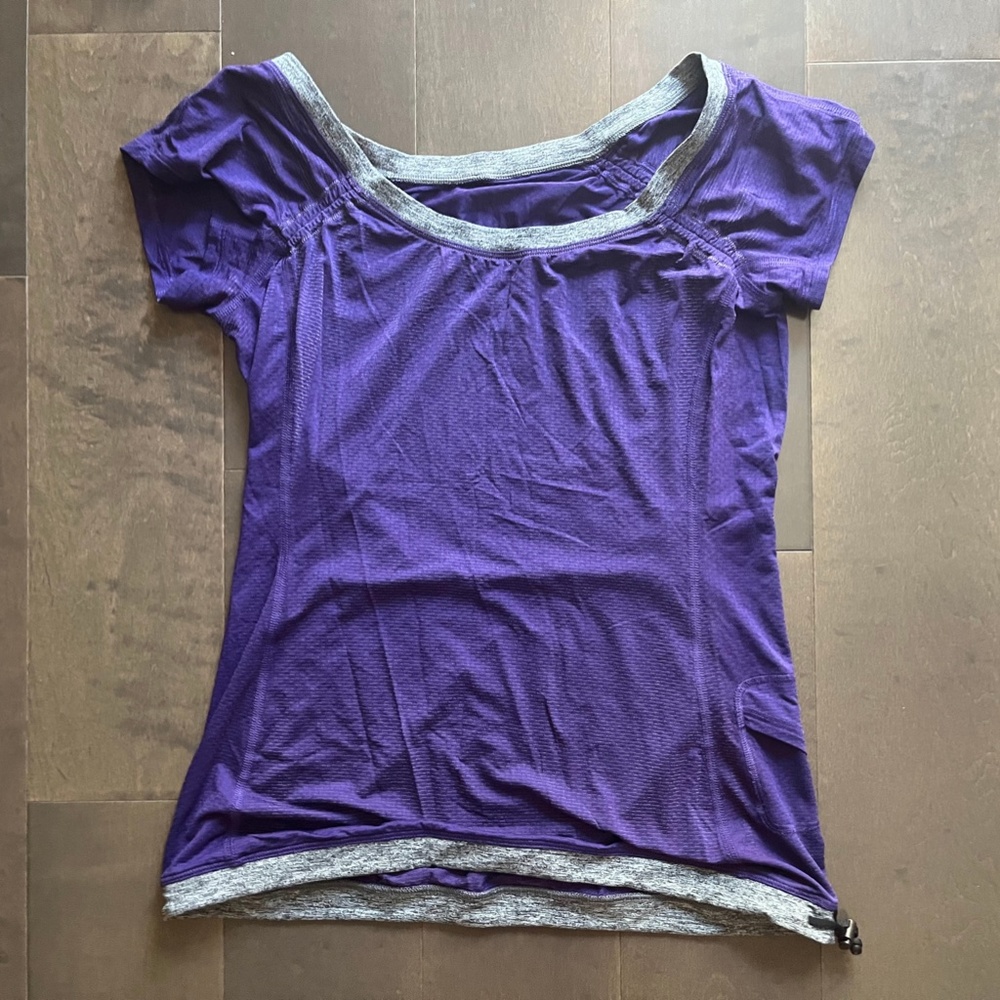 Lululemon Silverescent Tech Drawstring Tee - image 2